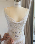 Vintage Crochet Cowl Mini